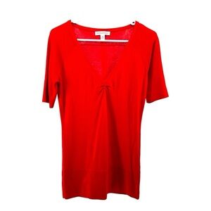 Banana Republic | M Medium‎ Women’s Red Silk Cotton Cashmere Top